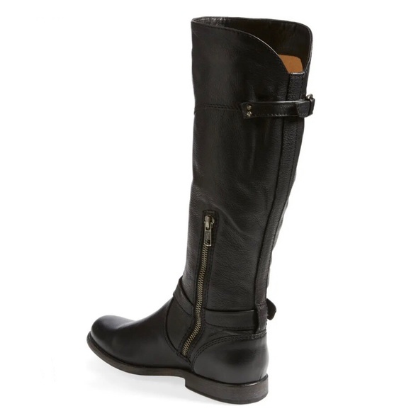 FRYE Phillip Tall Winter Moto Boot W/ Option To Extend Buckle For A Wide… - Picture 9 of 12